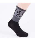 Calze donna Meritex 3502 animalier caldo cotone grigio