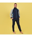 Tuta uomo pile micropolar con zip Superga navy SMW22332