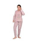 Pigiama bimba ragazza in caldo coral a collo alto Irge SD145