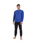 Pigiama uomo serafino Inter in caldo cotone PIGIT10 1065