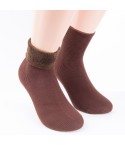 Calze donna micropile caldissime Coconuda marrone