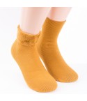 Calze donna micropile caldissime Coconuda giallo senape