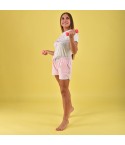 Pigiama Kappa donna cotone estivo KWS 22960 grigio