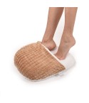 Cuscino pantofolona scaldapiedi CAMMELLO Preziosa 0017 caldo morbido-Unica