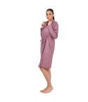 Giacca da camera vestaglia donna punto milano Cippi 4970 malva