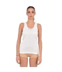 Canotta donna spalla larga Tiemme cc/10 100% cotone con pizzo