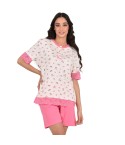Pigiama donna estivo corto Cippi 5705 cotone