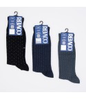 Calze corte uomo Enrico Coveri 246 cotone 3 paia Var.C