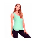 Canotta spalla larga donna Rossoporpora ED134/2 viscosa tiffany