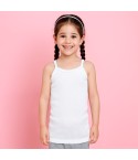 Canottiere bimba Ellepi 8228 cotone bretellina 3 pz 