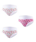 Slip bimba Emy B2317T con fragoline cotone 3 pz