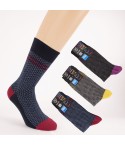 Calze uomo Enrico coveri corte caldo cotone assortite var. HLD 3 paia