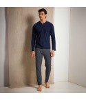 Pigiama Uomo in cotone scollo a serafino Enrico Coveri EP1193