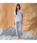 Pigiama donna primaverile a fantasia Enrico Coveri EP5329