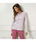 Pigiama donna caldo cotone Enrico Coveri EP6182