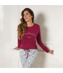 Pigiama donna caldo cotone Enrico Coveri EP6177