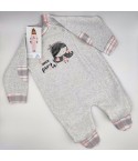 Tutone pigiama neonata Gary H10048 grigio