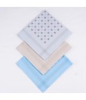 Set da 12 fazzoletti fantasia pastello cotone 39 x 39 cm