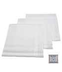 Set da 12 fazzoletti Filotex 100% cotone bianchi 1