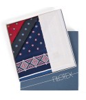 Fazzoletti in cotone a fantasia Made in Italy Filotex 12 pz