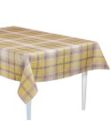 Tovaglia Sommaruga Francy dis.04 rettangolare principe di galles sabbia/rosso