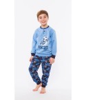 Pigiama bambino Gary H20049 in cotone felpato 