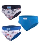 Slip bambino Gasoline u3225 calcio cotone 3 pezzi
