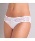 Slip donna vita bassa Cotonella gd172 cotone elasticizzato e pizzo 2 pz