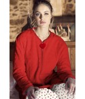Giacca da camera donna in pile invernale Admas art 57243 caldissima