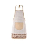Grembiule da cucina beige in spugna Preziosa Gioconda B