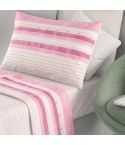Completo letto 100% cotone Irge Ginevra fantasia Urban rosa