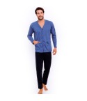 Pigiama uomo Il Granchio GP361/A cotone azzurro