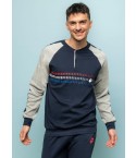 Pigiama uomo invernale Lotto LP2088 caldo cotone