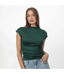 Maglia donna maniche corte e collo alto Admas 43676