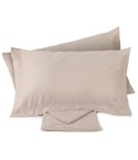 Completo letto Artemisia matrimoniale lenzuola in rasatello di cotone Laura Biagiotti