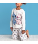 Pigiama Bambina "Stitch & Angel" in Caldo Cotone Disney 62249 