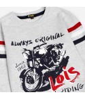 Pigiama Bimbo in Caldo Cotone con Stampa Moto Stilizzata Admas 60945