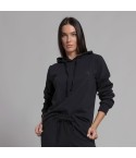 Felpa donna con cappuccio cotone leggero Biancaluna 26D29002