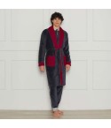 Vestaglia uomo in coral rasato e interno in pelliccetta Cippi 4891