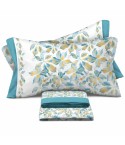 Completo letto fantasia floreale cotone Enrico Coveri Zephy