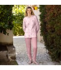 Pigiama donna conformato apertura con bottoni IRL2538/CDL248