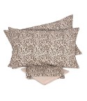 Completo Letto Matrimoniale Leopardato in 100% Cotone Laura Biagiotti 