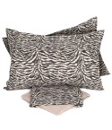 Completo Letto Matrimoniale zebrato in cotone Medeleine Laura Biagiotti 