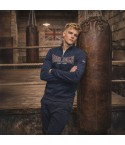 Tuta uomo full zip cotone garzato Lonsdale LOUAI25168