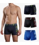 Boxer ragazzo in cotone bielastico Lotto LB4278- 3 paia