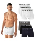 Boxer uomo Lotto LB1000 in cotone 3 pz
