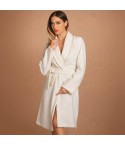 Vestaglia donna scollo a scialle caldo cotone Lunatica 52121