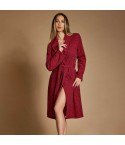 Vestaglia donna scollo a scialle in maglia Lunatica 52162