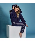 Tuta donna full zip in felpina garzata Lunatica 52077