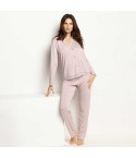 Pigiama donna in bambù con pizzo Magic Dream 8644